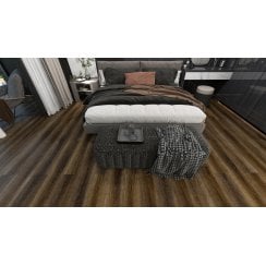 SPC Vinyl Heritage Jacobean Wood Effect 18.3cm x 122cm x 5mm (2.23 Sq/M Per Pack)