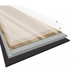 SPC Vinyl Smoked Beech Wood Effect 18cm x 122cm (2.19 Sq/M Per Pack)