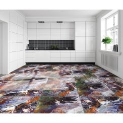 Splatter Wave Polished Wall & Floor Tile 60cm x 120cm