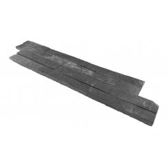 Splitface Black 10cm x 36cm Wall Tile