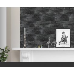 Splitface Black Quartzite 18cm x 35cm Corner Tile
