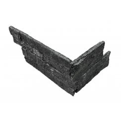Splitface Black Quarzite 10cm x 36cm Corner Tile
