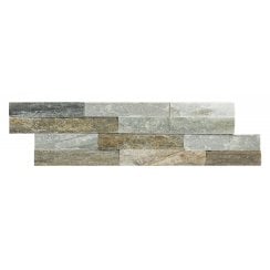 Splitface Oyster Yellow 10cm x 36cm Wall Tile
