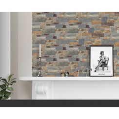 Splitface Rustic Multicolour 10cm x 36cm Wall Tile
