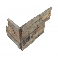Splitface Rustic Multicolour 18cm x 35cm Corner Tile