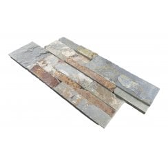 Splitface Rustic Multicolour 18cm x 35cm Wall Tile