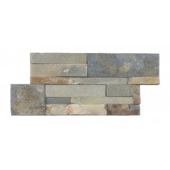 Splitface Rustic Multicolour 18cm x 35cm Wall Tile