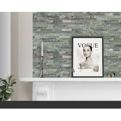 Splitface Slim Grey 10cm x 36cm Wall Tile
