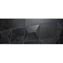 StarDust Pyramid Grey 30cm x 30cm Mosaic Tile