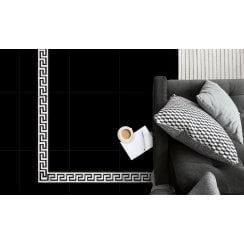 Staturio Greek Key Border 9.8cm x 60cm Wall & Floor Tile