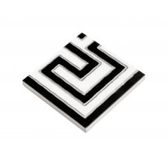 Staturio Greek Key Corner 9.8cm x 9.8cm Wall & Floor Tile