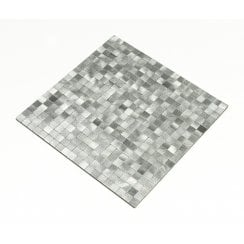 Steel Square 30cm x 30cm Peel & Stick Mosaic Tile