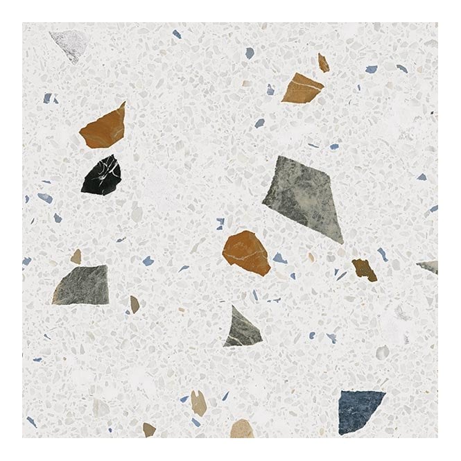Stracciatella Ivory Terrazzo Mix 60cm x 60cm Wall & Floor Tile