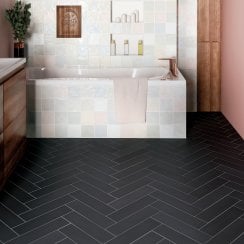 Stromboli Black City 9.2cm x 36.8cm Wall & Floor Tile