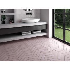 Stromboli Rose Breeze 9.2cm x 36.8cm Wall & Floor Tile