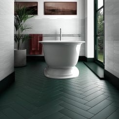 Stromboli Viridian Green 9.2cm x 36.8cm Wall & Floor Tile