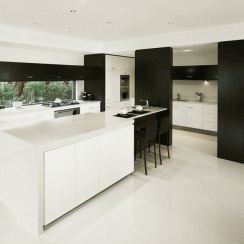 Super White Polished Porcelain 60cm x 60cm Wall and Floor Tile