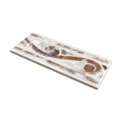 Swirl Cameo Beige CAM 316 10cm x 20cm Border Tile