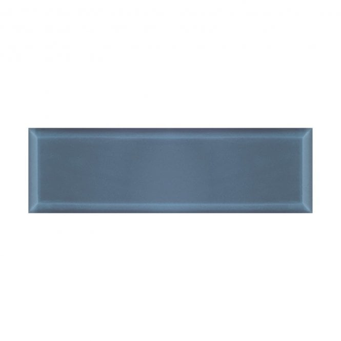 Sykes Blue Bevel Gloss Metro V&A 14.8cm x 49.8cm Wall Tile