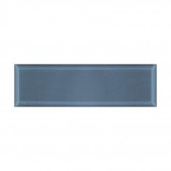 Sykes Blue Bevel Gloss Metro V&A 14.8cm x 49.8cm Wall Tile
