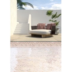 Tender Coral Mix 30 x 30cm Mosaic Tile