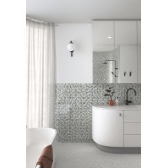 Tender Grey Mix 31.7cm x 31.7cm Mosaic Tile