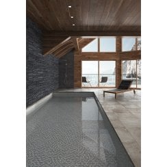 Tender Grey Mix 31.7cm x 31.7cm Mosaic Tile