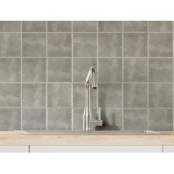 Terrano Grey 10cm x 10cm Wall Tile