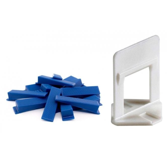 Tile Levelling Clip and Wedge Set (100 Pcs)