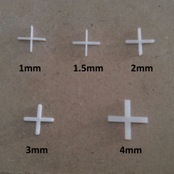 Tile Spacers 1mm Pack Size 500 Pcs