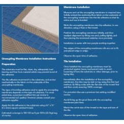 Tilers Base Uncoupling Membrane