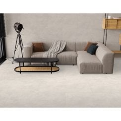 Titanio White Matt 59.8cm x 119.8cm Wall and Floor Tile