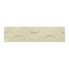 Torrestream Hogarth Cream 10cm X 40cm Border Tile