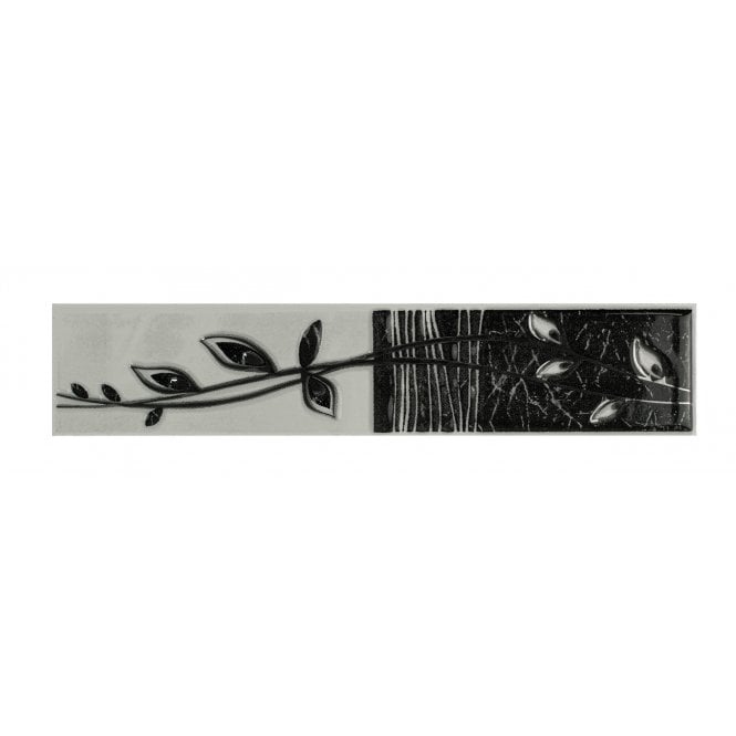 Torrestream Merola Leaf 5cm X 25cm Border Tile