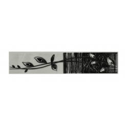 Torrestream Merola Leaf 5cm X 25cm Border Tile