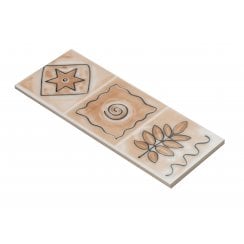 Torrestream Palma Beige 7.5cm X 20cm Border Tile
