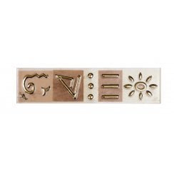 Torrestream Skuba Beige 5cm X 20cm Border Tile