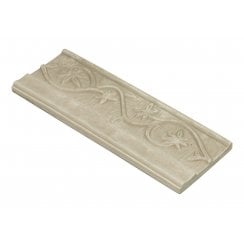 Torrestream Stone Flower 7cm X 20cm Border Tile