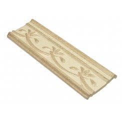 Torrestream Trailing Ivy Cream 10cm X 30cm Border Tile