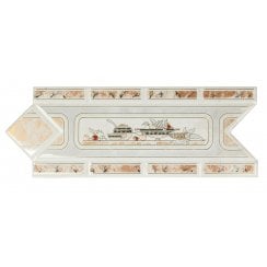 Torrestream Vintage Arrow Fruit Basket 10cm X 25cm Border Tile