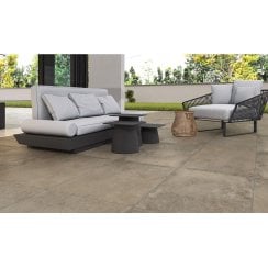 Toskana Rustic Grey Matt 59.3cm x 59.3cm x 2cm Outdoor Floor Tile