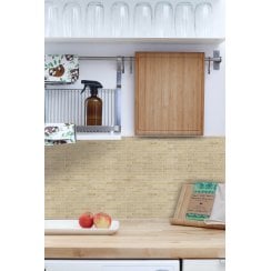 Travertine Marmol 30cm x 30cm Peel & Stick Mosaic Tile