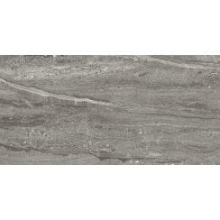 Travertino Dark Grey 25cm x 50cm Wall Tile