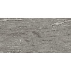 Travertino Dark Grey 25cm x 50cm Wall Tile