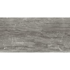 Travertino Dark Grey 25cm x 50cm Wall Tile