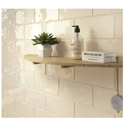 Trendy Cotswold Stone Glossy 12.5cm x 25cm Wall Tile