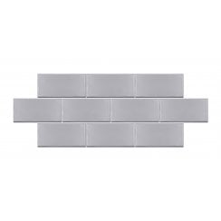 Trendy Grey Matt 12.5cm x 25cm Wall Tile