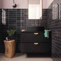 Tribeca Basalt 6cm x 24.6cm Wall Tile