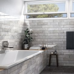 Tribeca Grey Whisper 6cm x 24.6cm Wall Tile