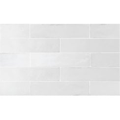 Tribeca Gypsum White 6cm x 24.6cm Wall Tile